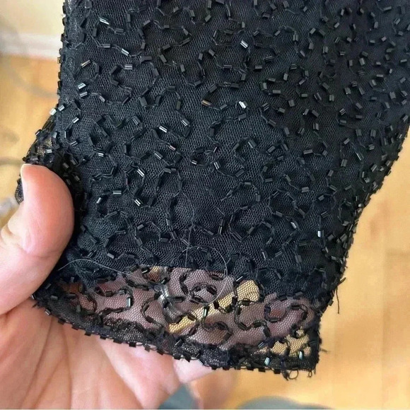 Vintage Beaded Sequin Pants and Tank Set Brilliante and Scala Size M - Picture 9 of 16